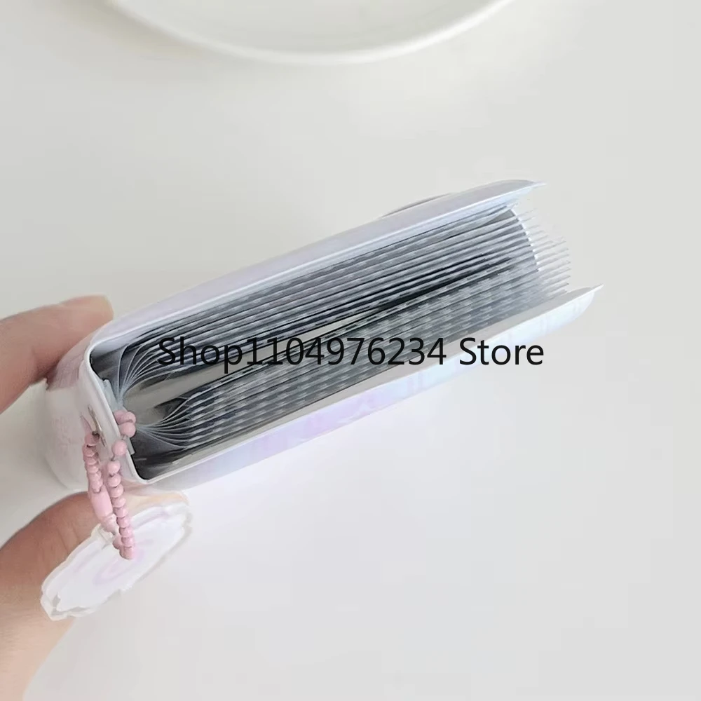 3-дюймовый 32-слотовый фотоальбом, коллекционная книга, держатель для фотокарт, держатель для карт, милый квадратный полый INS, мультяшный альбом, переплет для карт