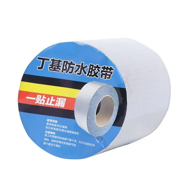 Pita Butyl Tahan Air untuk Penyegelan dan Perbaikan Kebocoran Membran Butyl Perekat Sendiri Membran Penyegelan Atap Perekat Sendiri