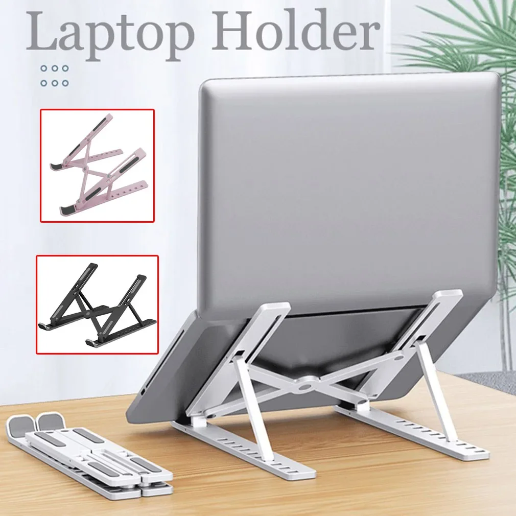 Foldable Tablet Stand Holder Non-Slip 6 Level Adjustable Laptop Stand Compatible For Pad PC Laptop Tablet