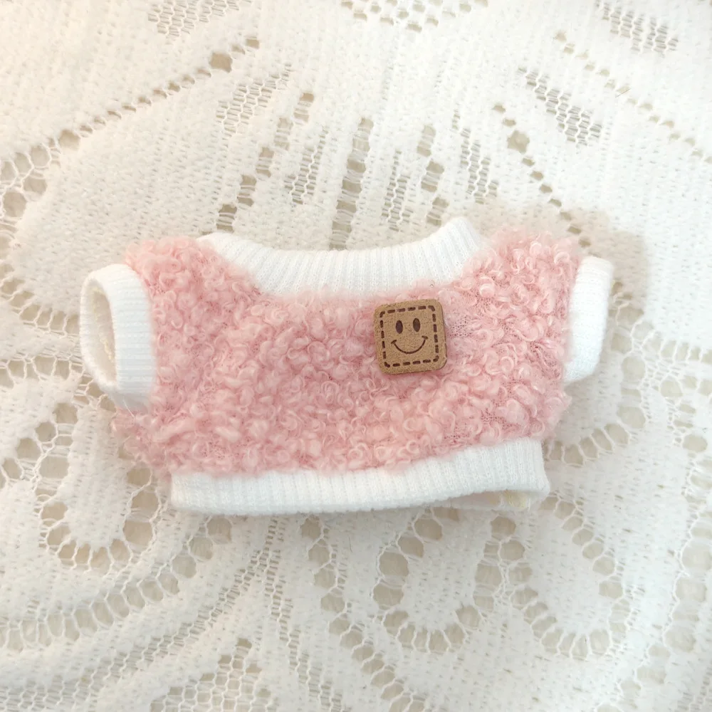 Klassische Modepuppe T-Shirt Shorts handgemachte mehrfarbige Kleidung Zubehör für 1/11 1/12 OB11 Puppen für 10 cm Baumwollpuppe