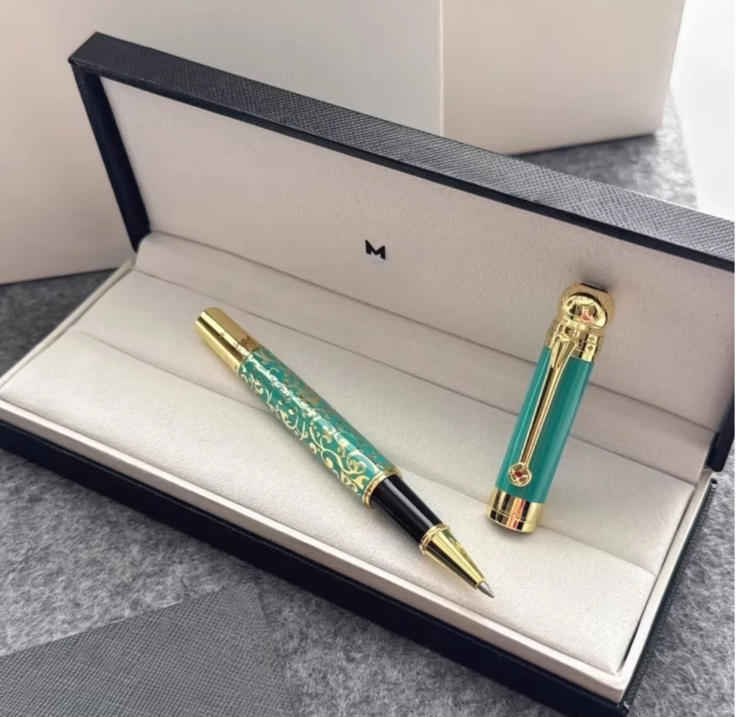 luxury-m-ballpoint-pen-durable-metal-satin-silver-finish-luxury-pen-body-pen-case-not-included