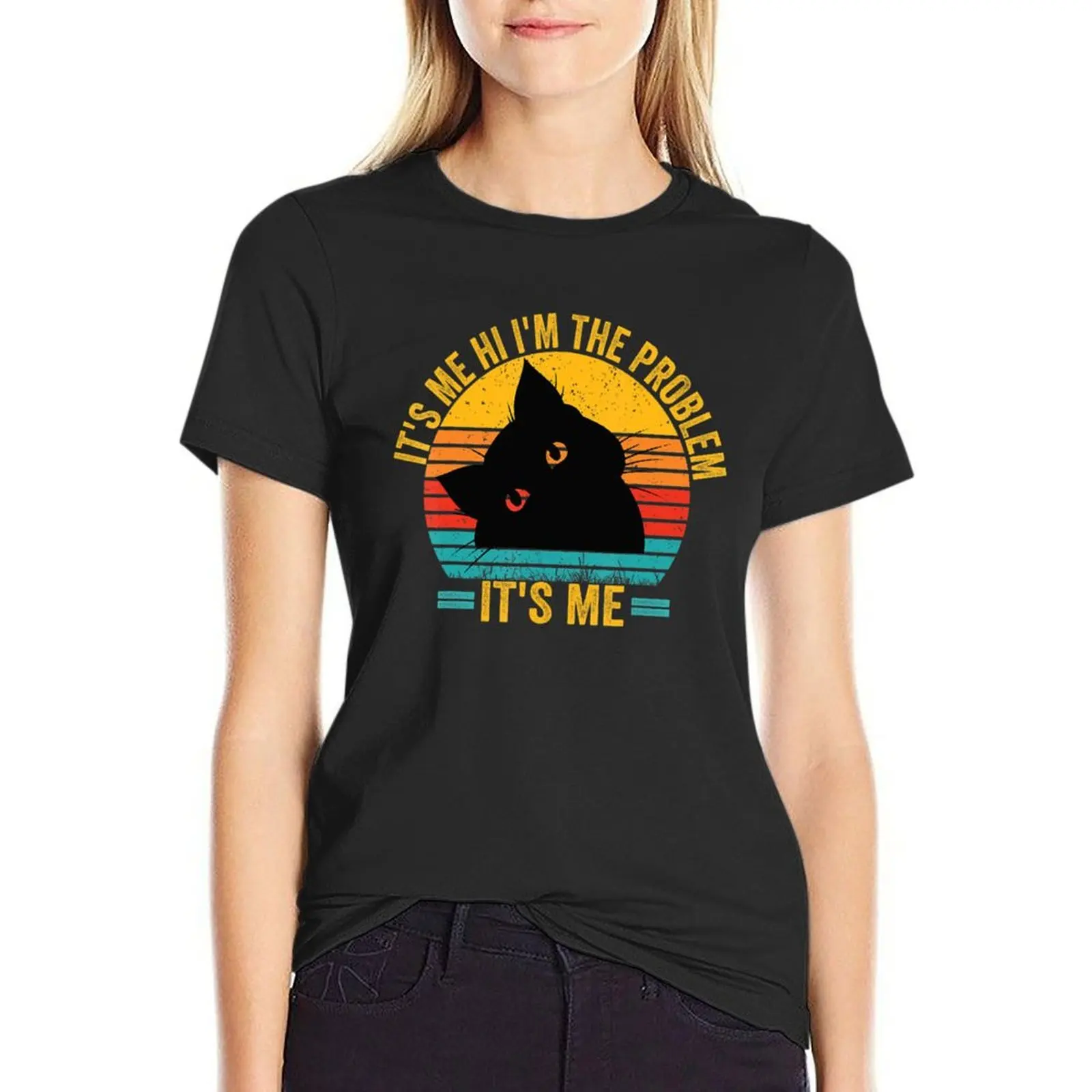 

Its Me Hi Im The Problem T-Shirt blanks funnys cute tops Woman T-shirts