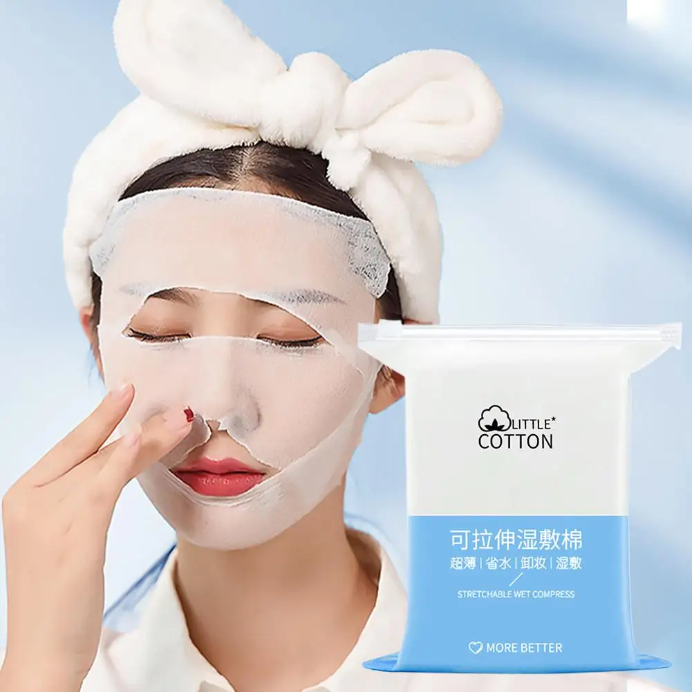 Multi Functional Makeup Cotton Elastic Wet Compress Thin Towel Section Care Makeup Remover Cotton Face Skin M2A1