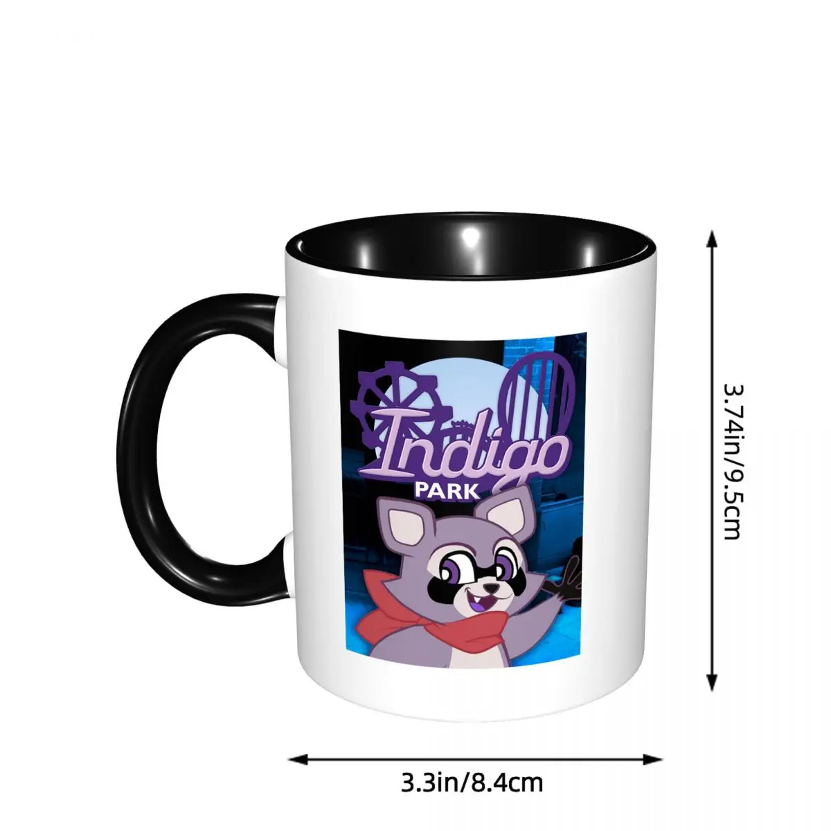 Rambley Indigo Park Mug Funny Ceramic Coffee Cups Tea Mugs Milk Cup Drinkware Gift for Woman Man