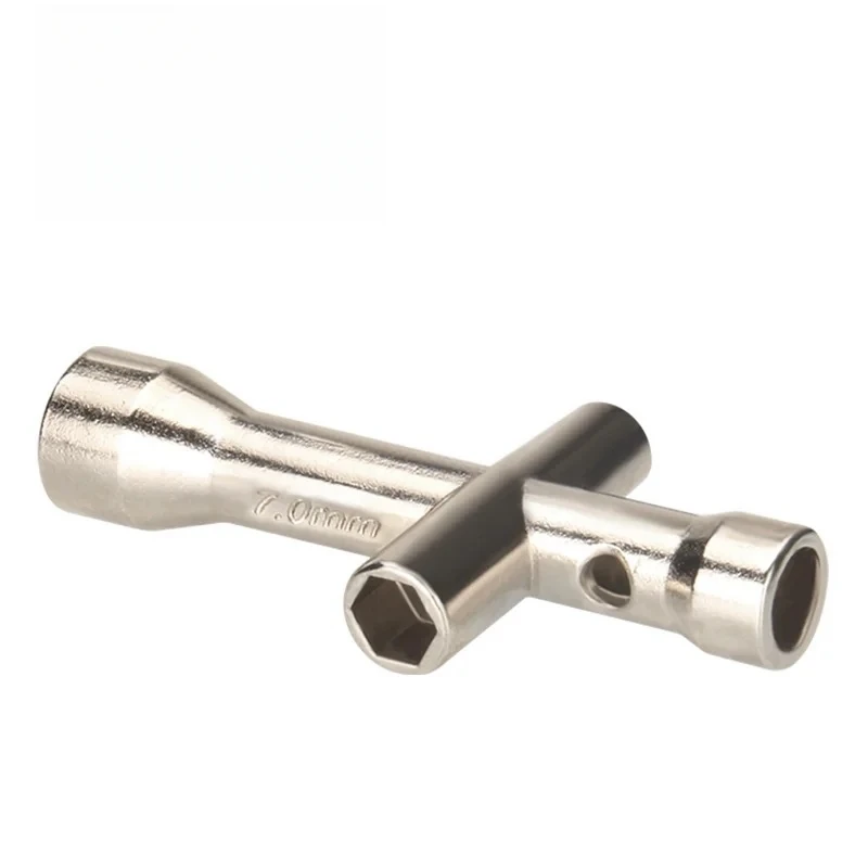 Mini 7-Shape Cross Wrench 5.5mm Socket for M2/M2.5/M3/M4 Nuts DIY 3D Printer Tools RC Car Model Tire Repair and Assembly Tool