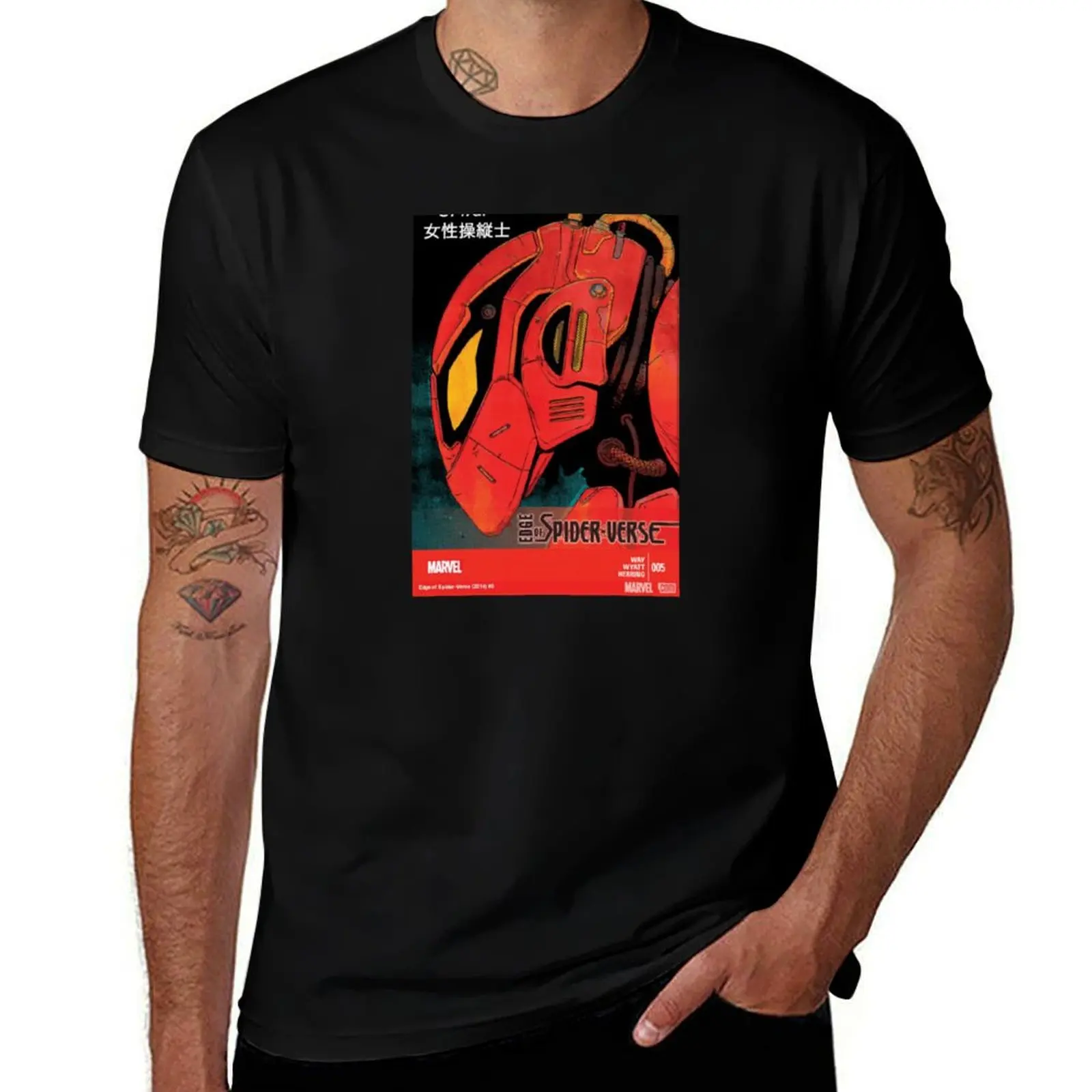 

Edge of Spider Virse 5 Peni Parker T-Shirt Aesthetic clothing customizeds cotton man t-shirts mens white t shirts