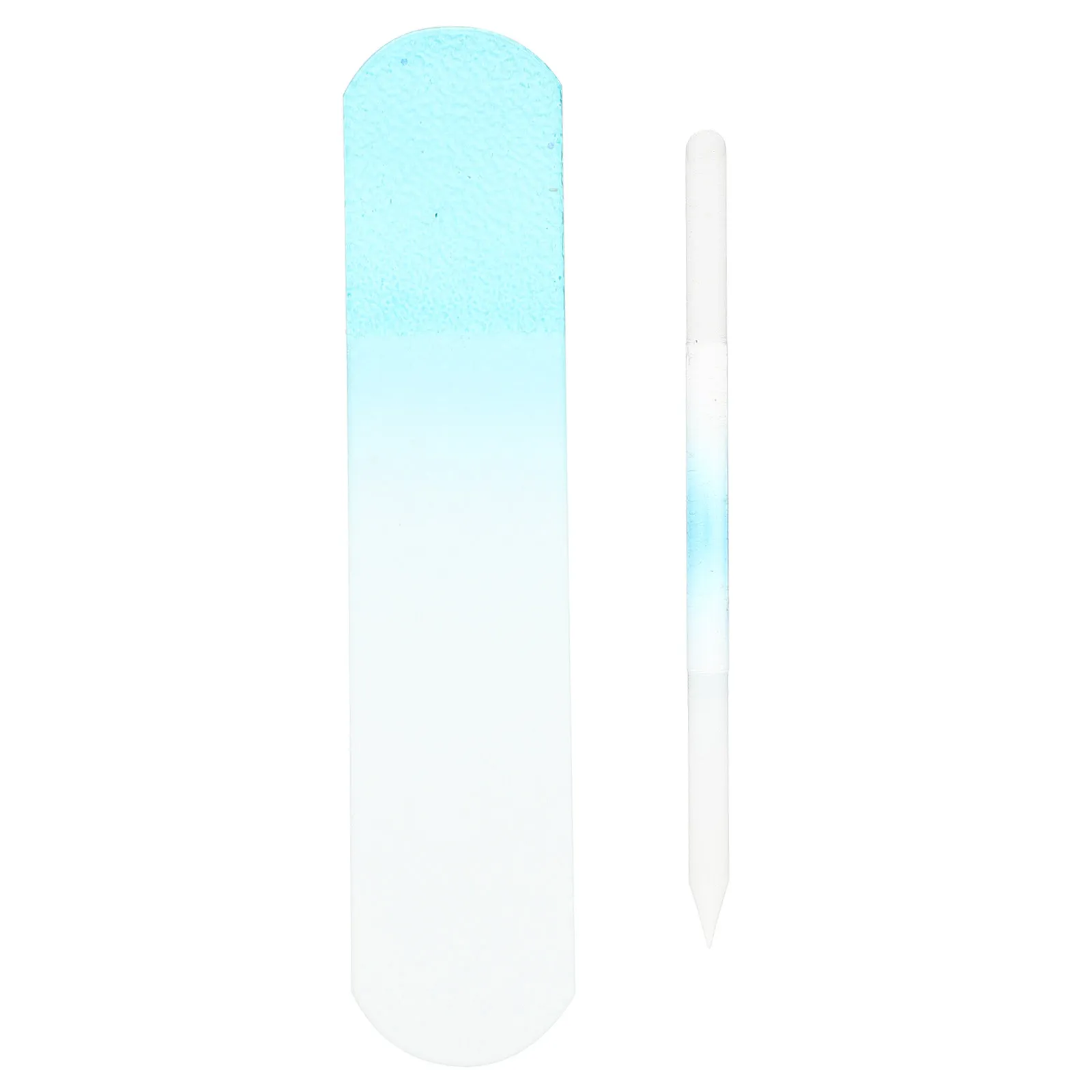 

2Pcs Glass Nail Files Double Sided Fingernail File for Acrylic Nails Reusable Nail Care Tools for Women Men Manicure At Home