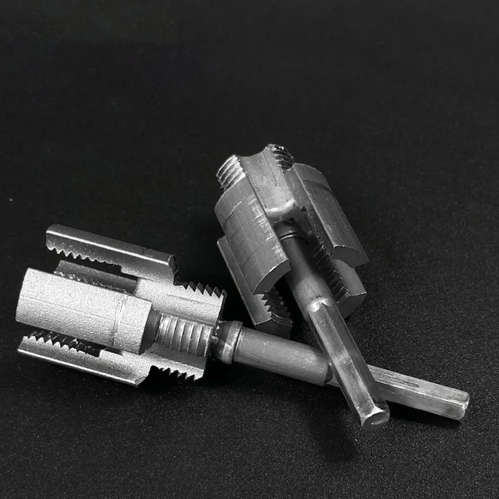 Ferramenta de rosqueamento de tubo de rosca interna e externa integrada para tubos PPR de 1/2 e 3/4 polegadas, com torneiras e matrizes para corte de rosca