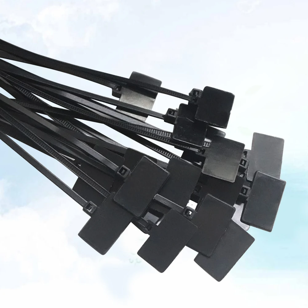 

250Pcs Electric Cable Ties with Labels Reusable Wire Wraps for Securing Cables in Tight Spaces Workshop Tool Kit Storage