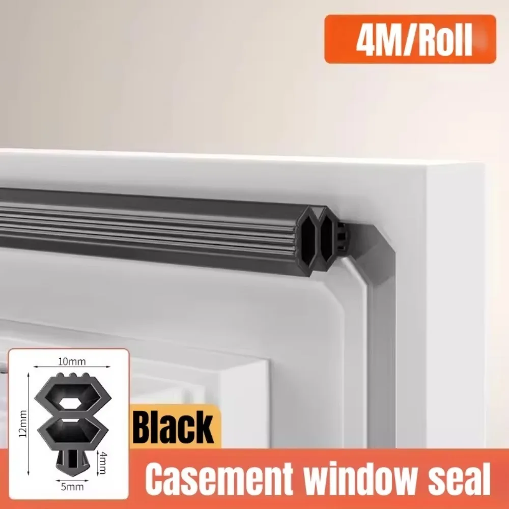 New TPE Sealing Strip Plastic Steel Strip Type Weatherstrip Door Weather Stripping Window Sealing