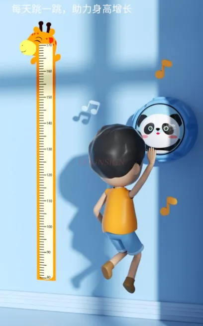 Compteur vocal de saut en hauteur pour enfants, équipement d'entraînement de longue hauteur, favorise l'augmentation de la hauteur