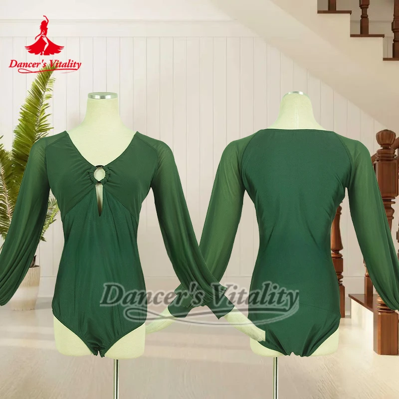 

Dancer's Vitality для взрослых и детей, топы для профессиональной практики для бальных танцев, индивидуальный тренировочный комбинезон для подростков, фокстрот, вальс