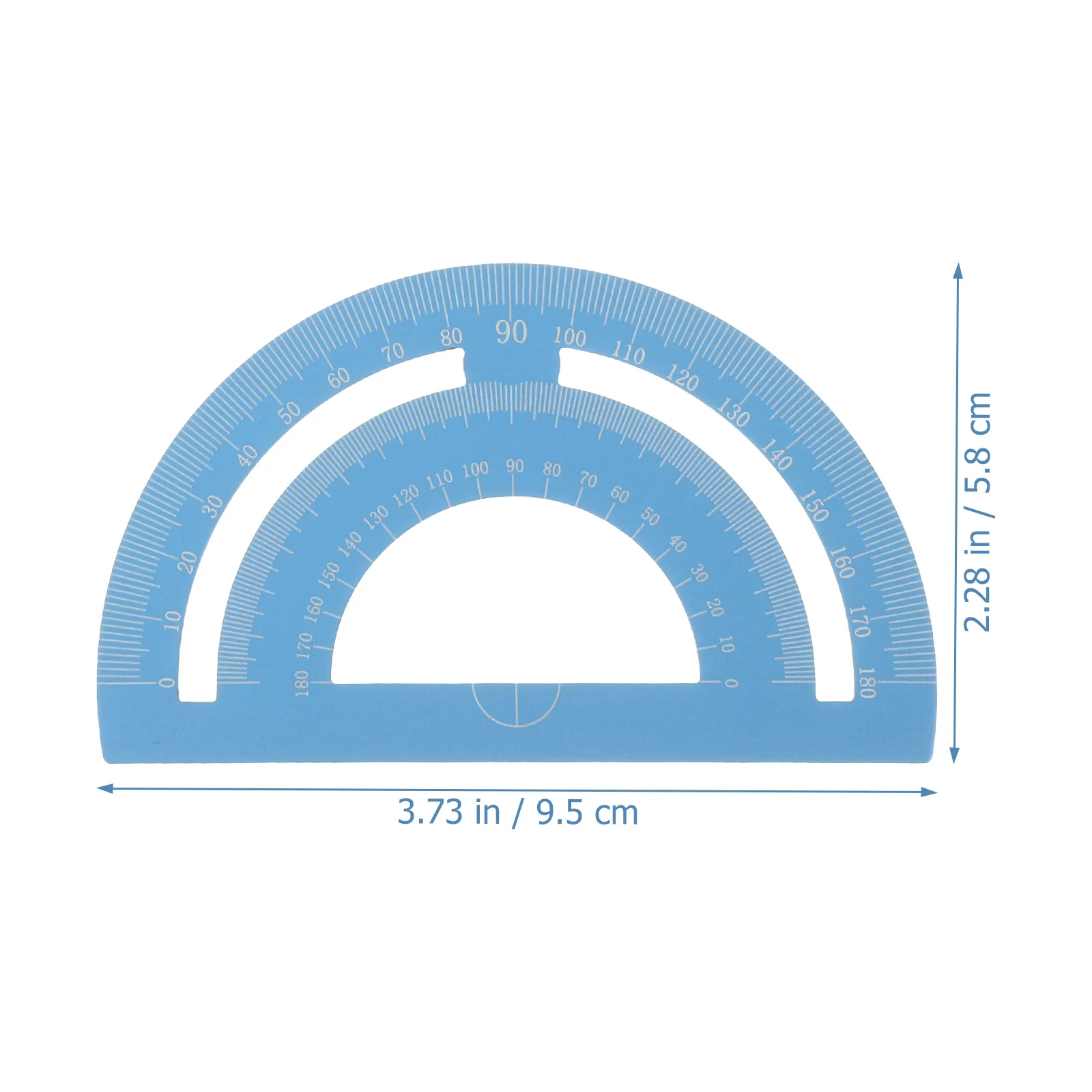 1 Set Math Protractor Measuring Kit Precise Geometry Tools for Classroom Office Student Drawing Supplies Professional Drafting