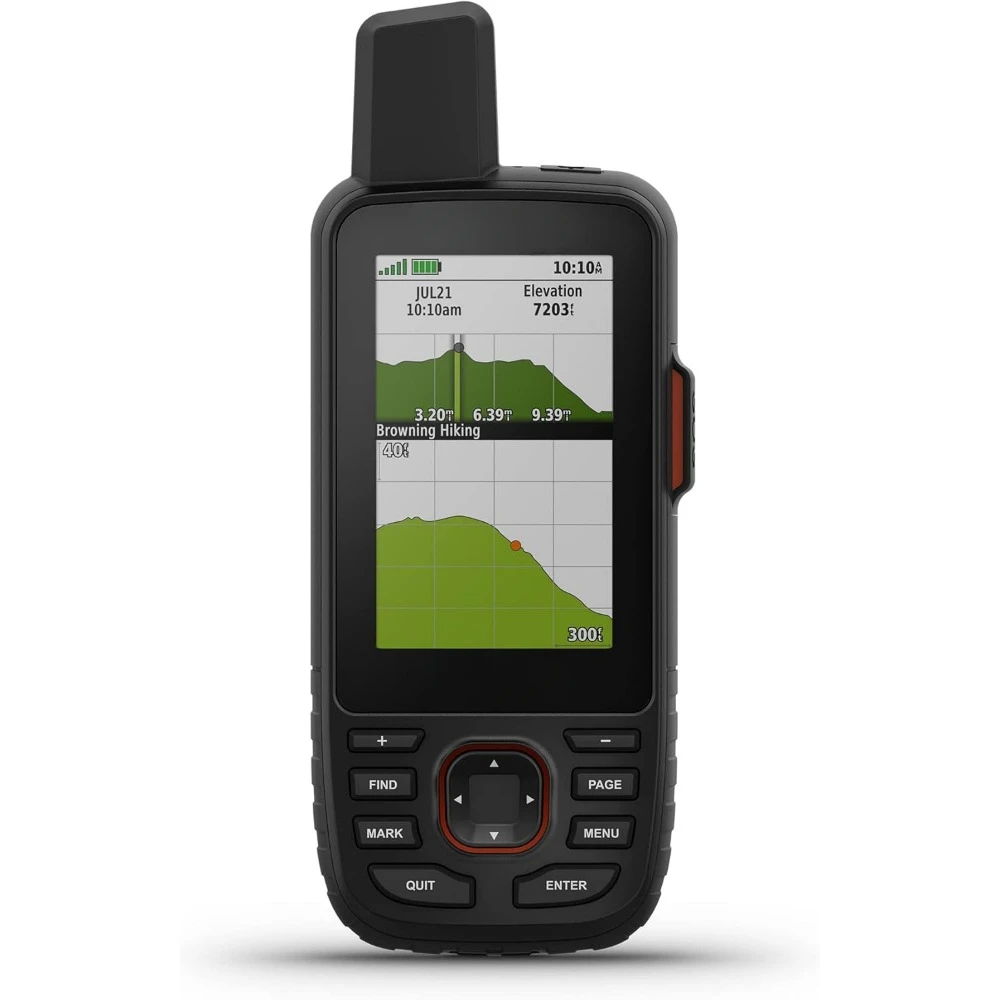 Rugged GPS Handheld with inReach® Satellite Technology, Two-Way Messaging, Interactive SOS, Mapping