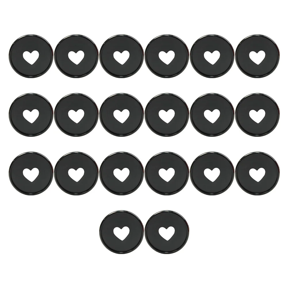 

20pcs Frosted Binding Buckles Plastic Discs Notebook Binder Rings Loose Leaf Book Binding Accessories for School Office Home