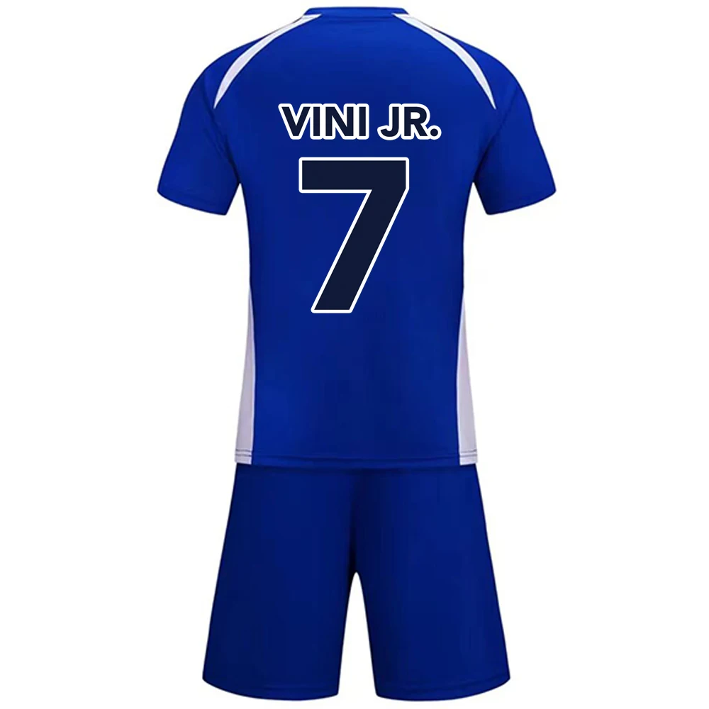 Nuova tuta sportiva per bambini boy girl Football Fans shirt Training wear games Shirt Kids set basket Jersey Kit