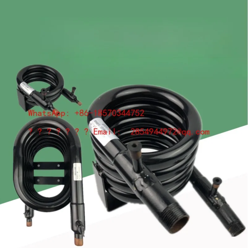 

L Coil Type Ice Machine Condenser Cold Evaporator Coaxial Tube Type Ice Granulator Maintenance