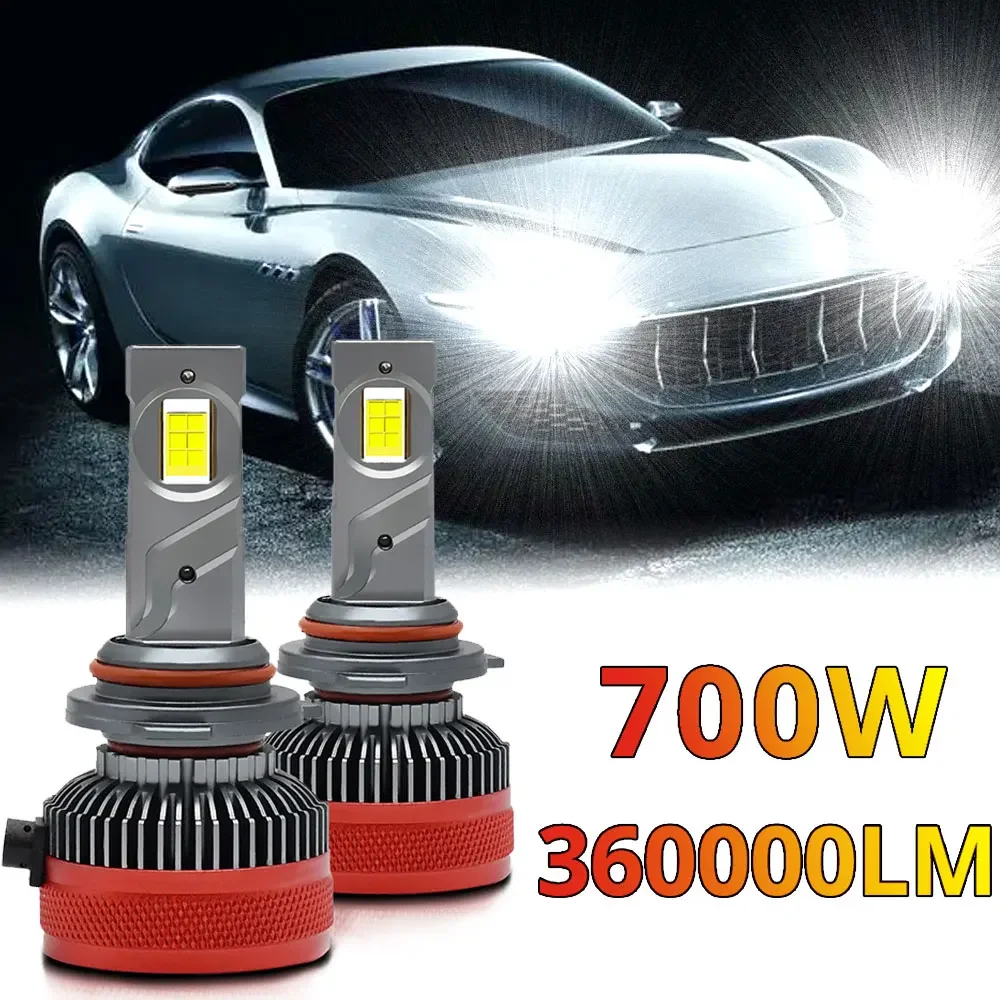 

H7 Car LED 360000LM Headlights Canbus H1 H4 H11 9012 HIR2 H8 H9 9005 9006 HB3 HB4 High Power 6000K 7535 700W LED Head Lamp Bulb