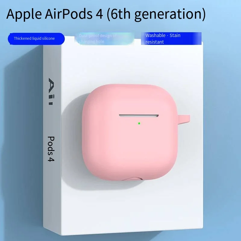 Przezroczyste etui na słuchawki Airpods 4 3 2 1, silikonowe słuchawki ochronne z TPU, odporne na upadek, odporne na wstrząsy, miękkie etui na tył