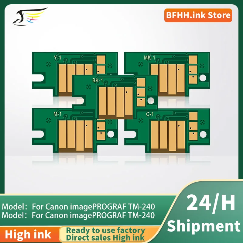 PFI-030 PFI030 PFI031 Cartridge Chip For Canon imagePROGRAF TM-240 TM-340 Printer One Time Use Cartridge Chip
