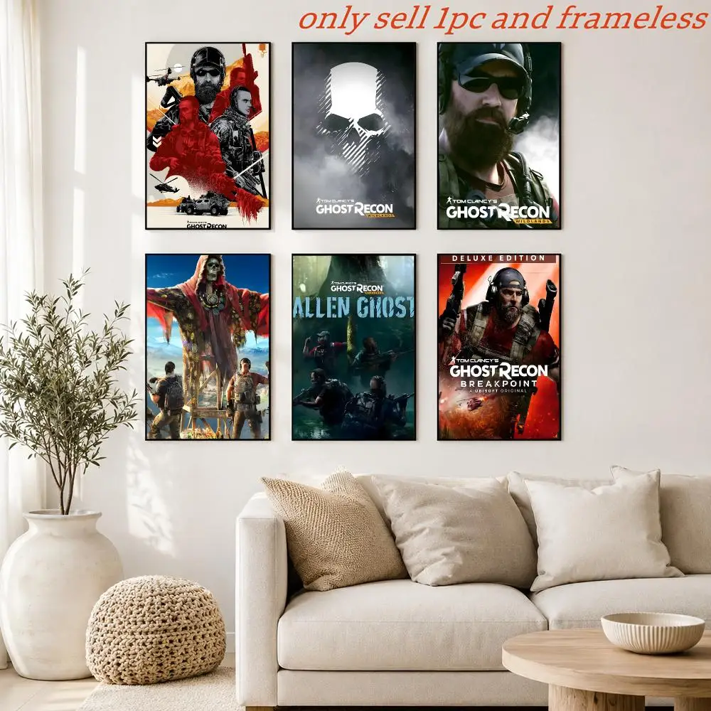 Ghost Recon Wildlands Tactical Poster Print Home Living Room Bedroom Entrance Bar Cafe Art Painting Decora