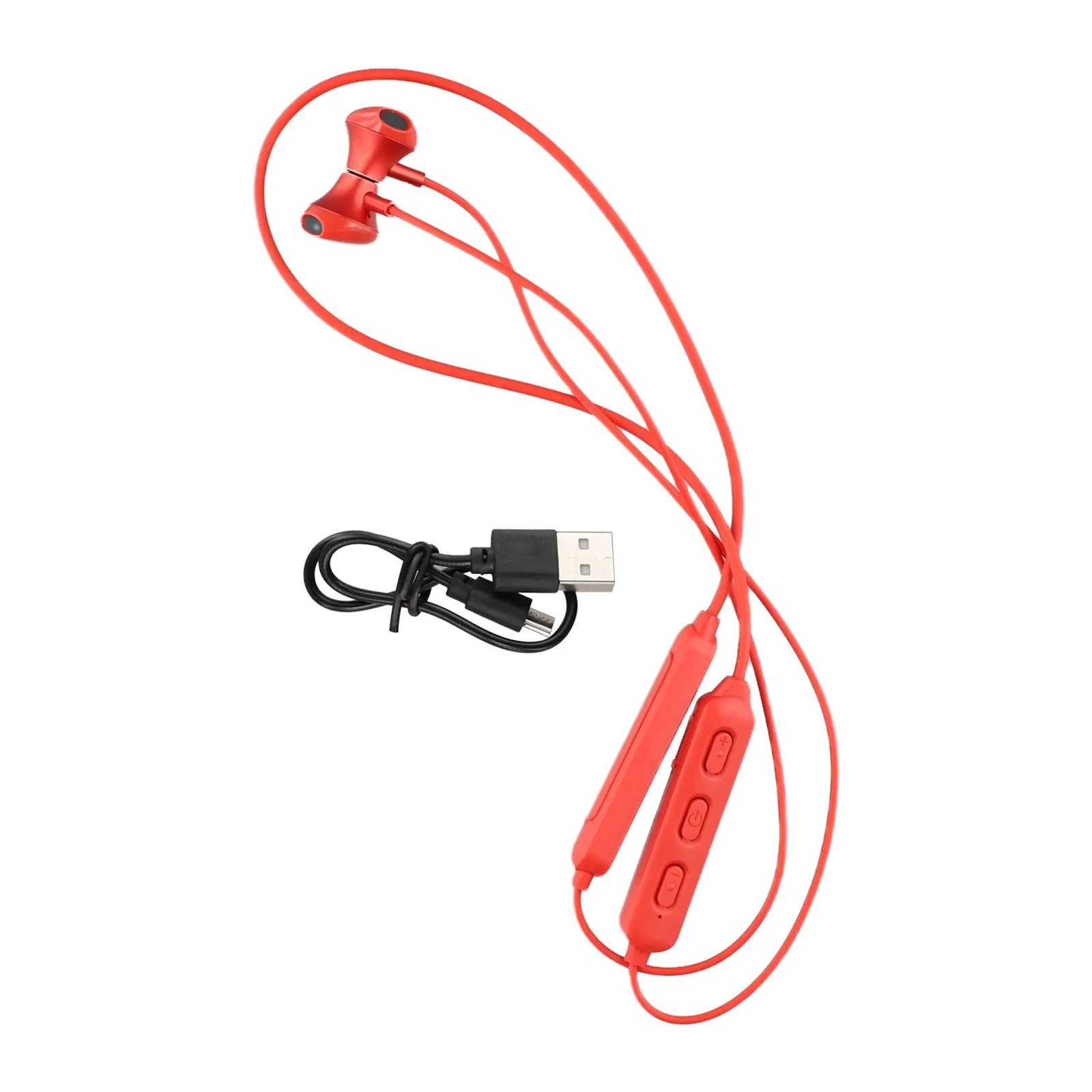 B3 Waterproof TWS Sport Earphones With Neckband Blue-tooth 5.0 Neck-hanging Earbuds Wireless Stereo Subwoofer Sports Headset