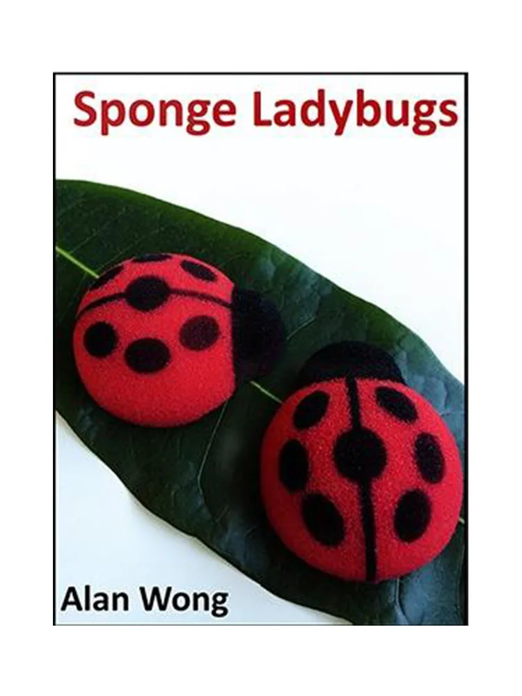 

New Magic Sponge Lady Bugs By Alan Wong - Trick (Four In Pack),Fun Magic,Accessories,Stage Magie,Gimmick,Props,Magia Toys