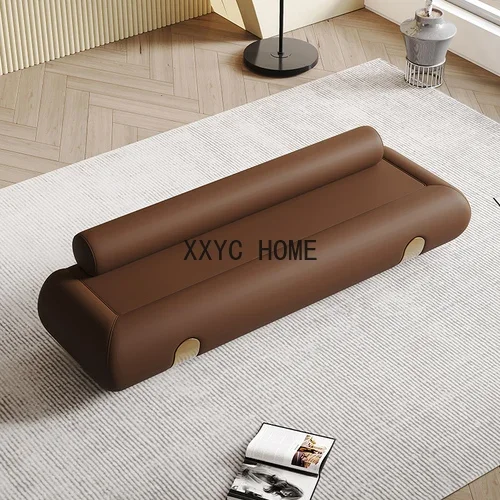 

Italian Bed End Stool Bedroom Minimalist Bed Front Bedside Stool Long Cloakroom Sofa