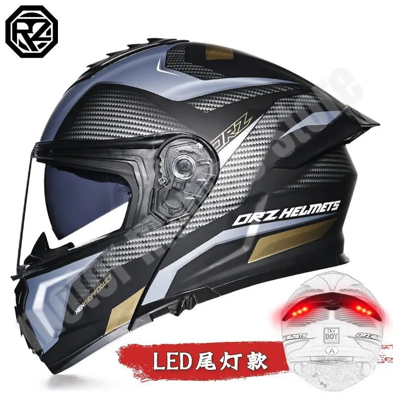 Helmet Accessories ORZ958 Helmet Tail LED Light LVS900 Tail Wing Night LED Light ORZ B08A Helmet Safety Tail Wing with Lights