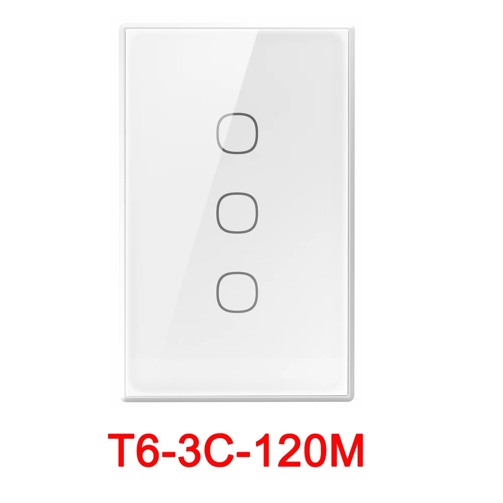 SONOFF T6 Smart Touch Wandcontactdoos TX Gen2 US 120 Matter Detach Relay Instelbare Nachtschakelaar Locator Apple Ecosystem Compatibel