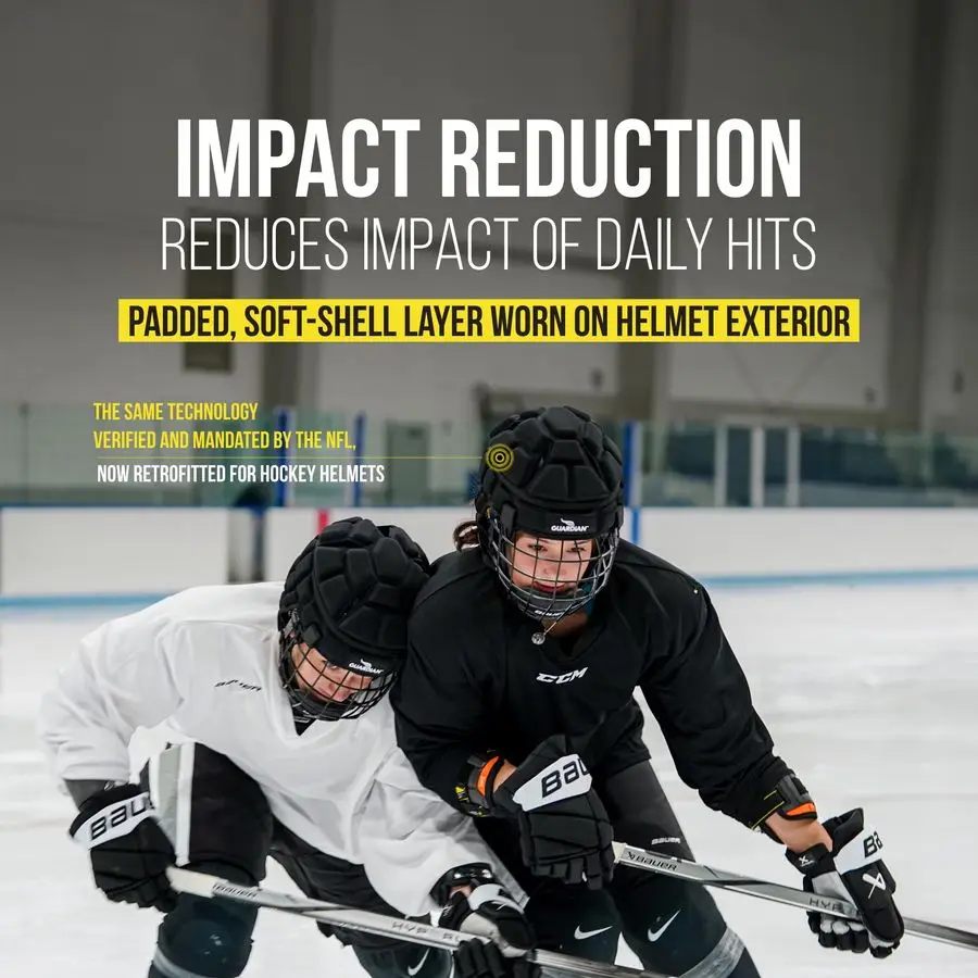 غطاء خوذة سوفت شيل للهوكي يقلل من التأثير ويحمي الخوذات مقاس واحد يناسب الجميع للشباب والمدرسة الثانوية والكلية P #5
