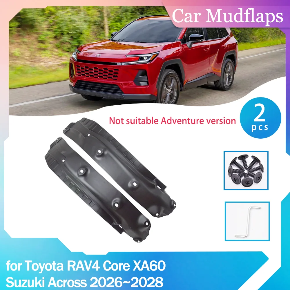 

Комплект из 2 брызговиков для Toyota RAV4 Core XA60 и Suzuki Across 2026-2028: задние защитные щитки от брызг, аксессуары для крыльев