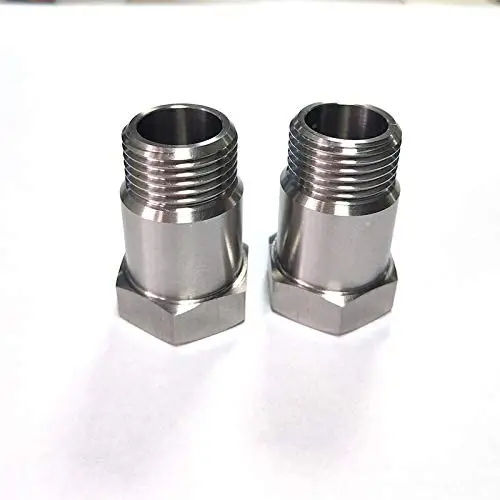 

35mm Oxygen Sensor Stainless Steel Connector with M18x15 Threaded O2 Sensor Extended Isolation Plug Adapter