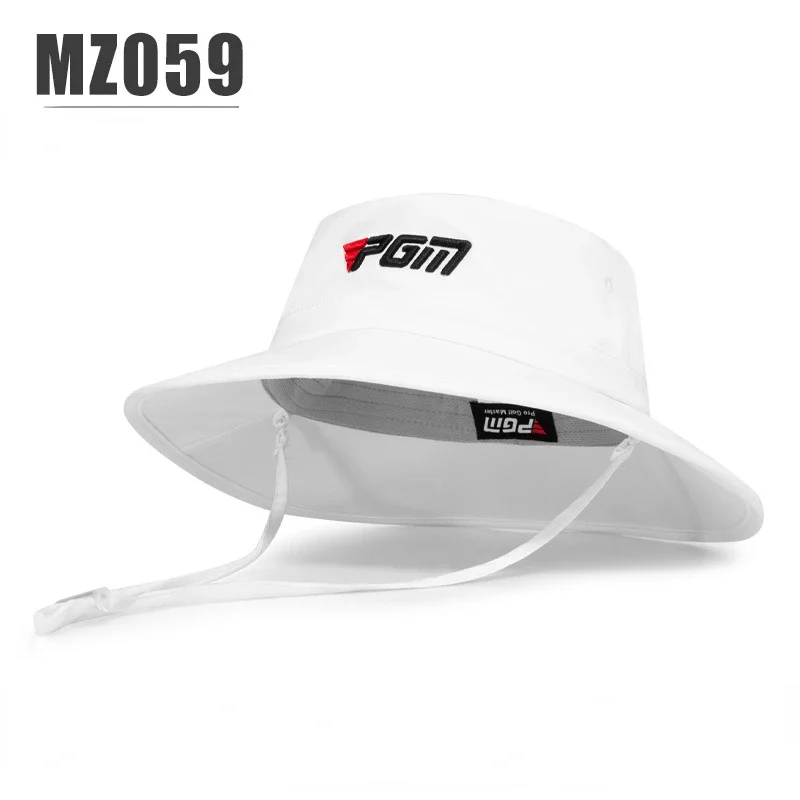 PGM Men Golf Hat Adjustable Windproof Rope Cap Waist Sweat-absorbing Band Fisherman Hats MZ059