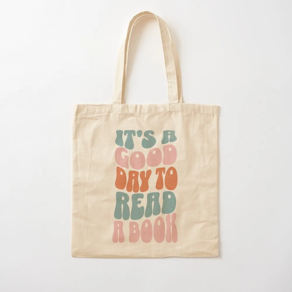 Book Lover Good Day to Read a Book Girl Reading Teacher Shirt Librarian Appreciation Book Aesthetic Tote Bag custom bags