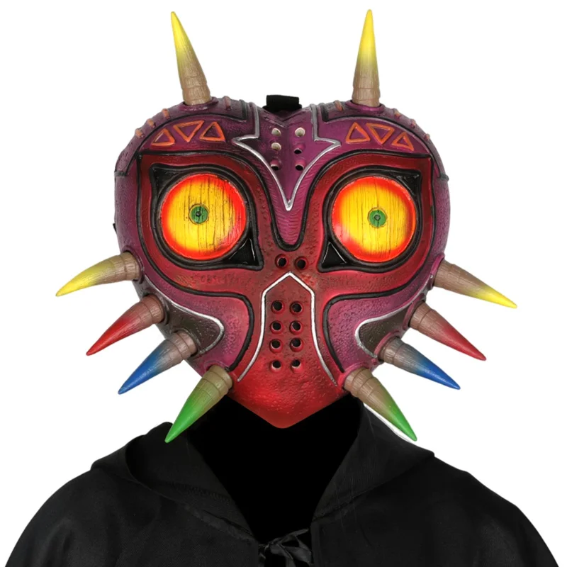 CyMajoras Mask Legend مضحك الجدة اللاتكس قناع مخيف واقعية قناع الوجه هالوين تأثيري حلي الدعائم الكبار
