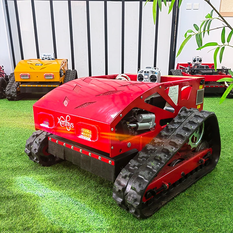 Factory Price 500Lawn Mower Remote-Controlled Tracked Hybrid Lawn Mower CE EPA EURO5  Lawn Mower for Grass Cutting