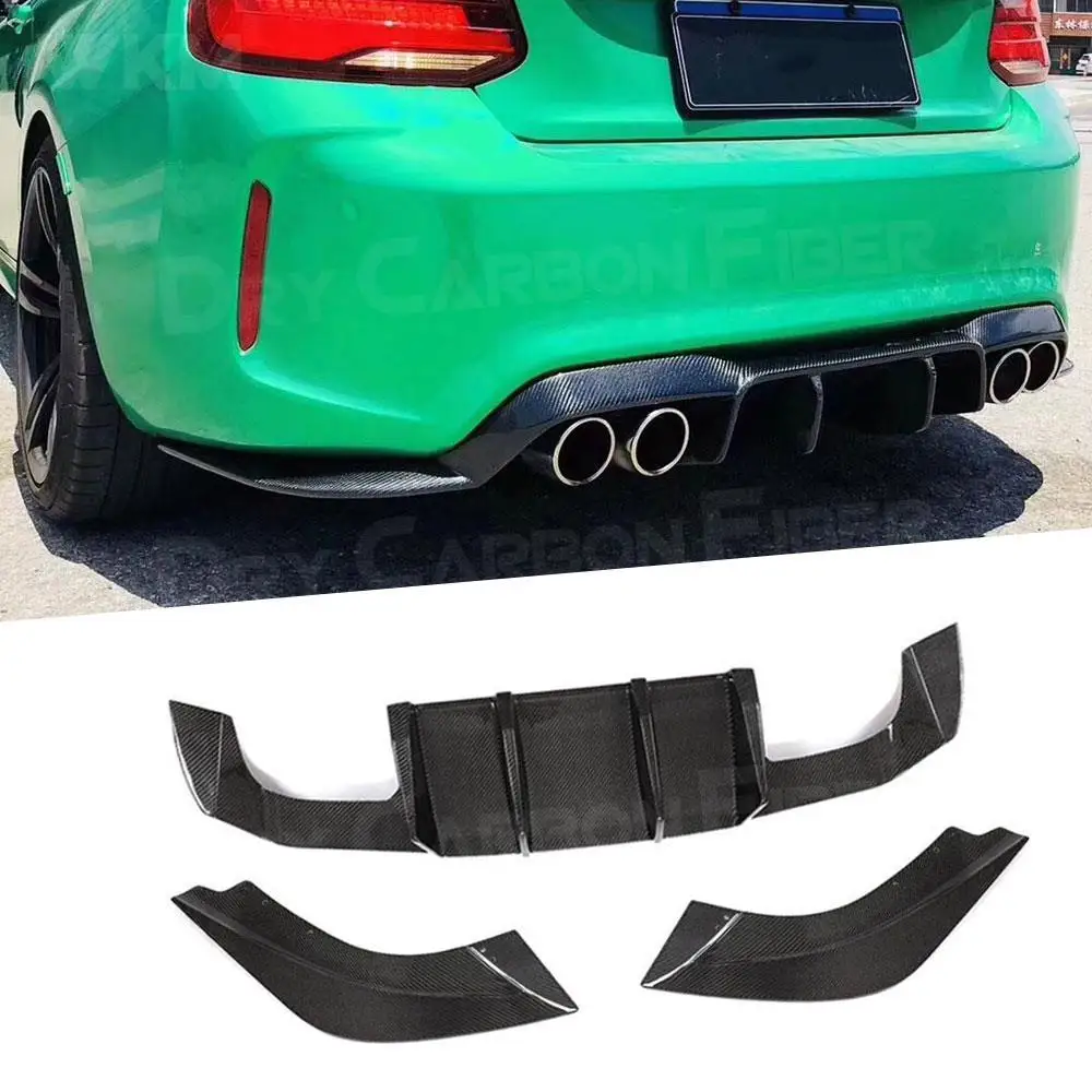 

Carbon Fiber Rear Diffuser Lip for BMW F87 M2 M2C Competition 2016 - 2018 Car Rear Bumper Diffuser Lip Spoiler Splitters FRP