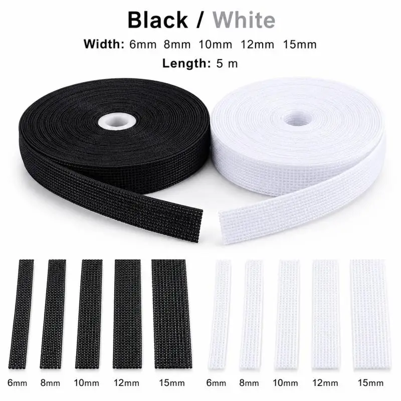 1~5 Rolls Polyester Fish Boning Corset For Bras Diy Wedding Dress Making  Home Supplies Boning for Sewing Corset