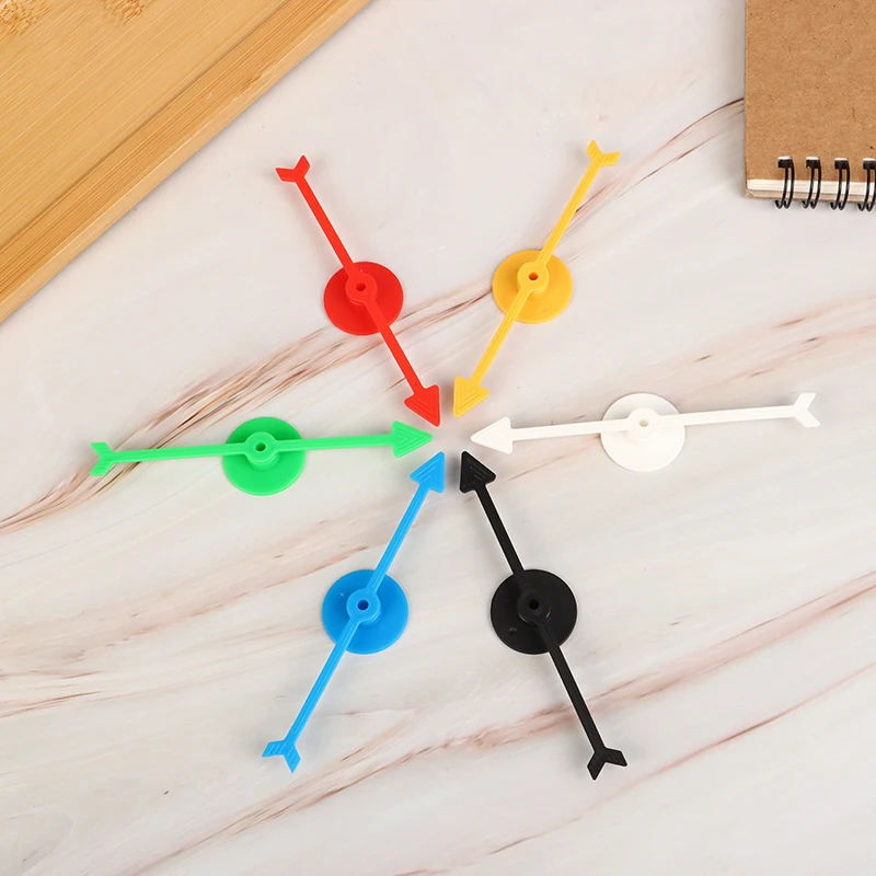 6 PCS 10CM Plastic Rotating Arrow Pointer DIY Board Game Children's Toy Accessories DIY Accessories