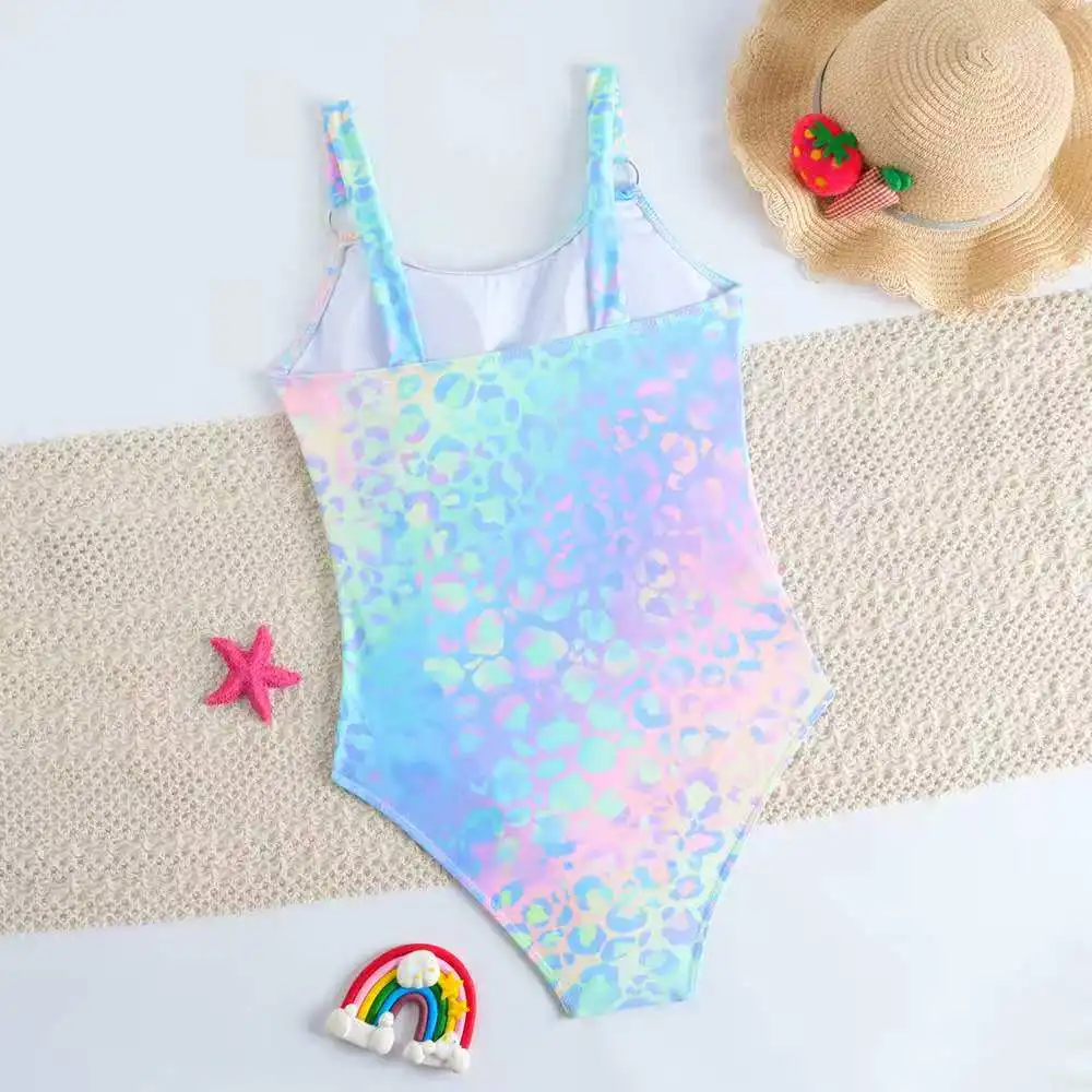 2026 Hollow Girls Swimsuit One Pieces Strappy Kids Swimwear Female Children's Bathers Bathing Swimming Swim Suit Beachwear