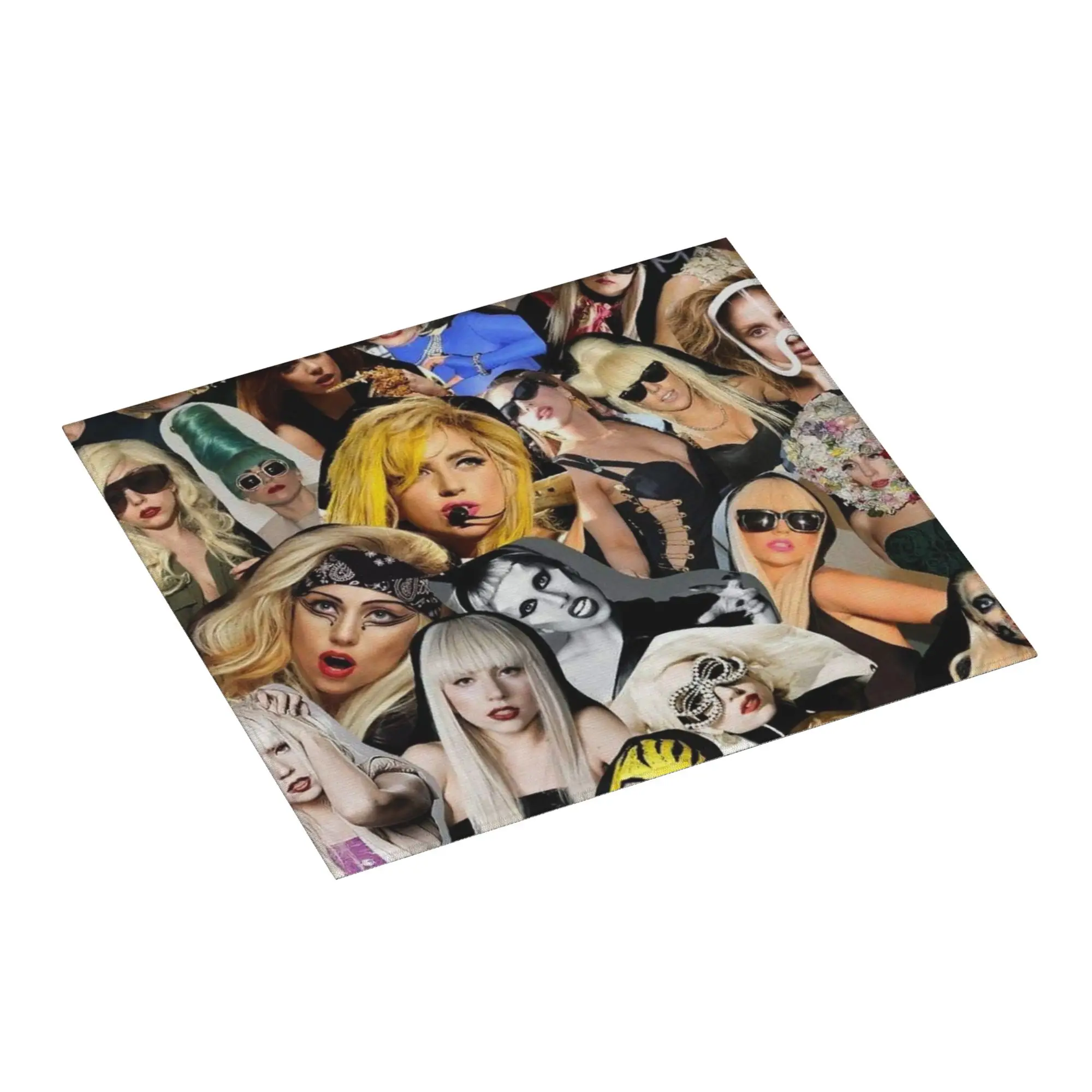 Drying Mat For Kitchen Lady Gaga Mayhem Music Singer Water Absorbent Waterproof Reusable  On Slip Kitchen Counter Protector Mat