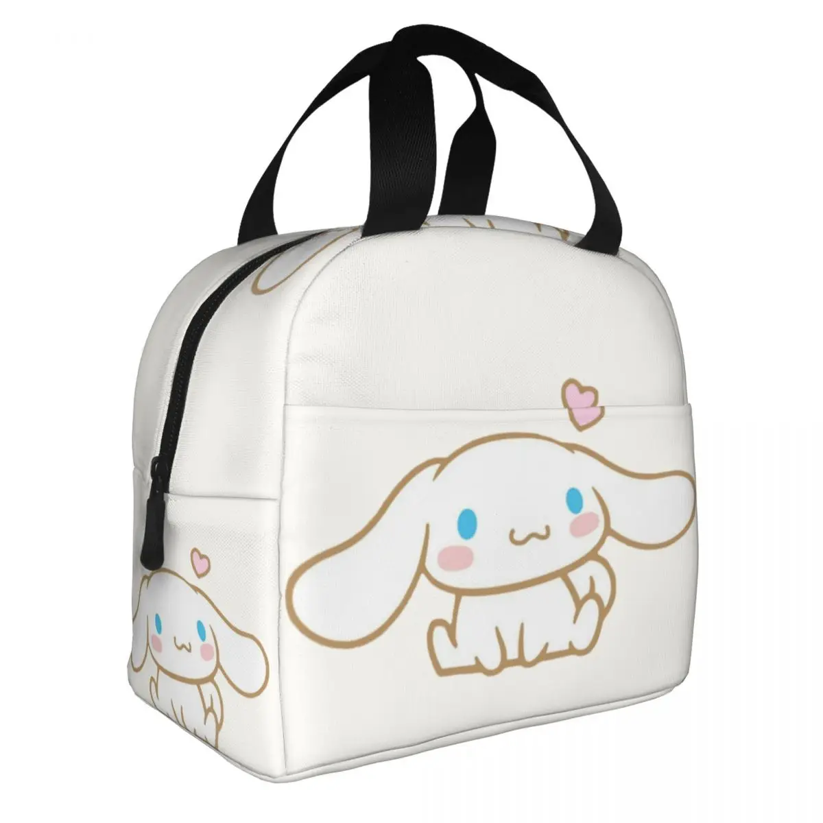 Children Lunch Food Box Cute Cinnamoroll Durable Lightweight Sanrio Cinnamoroll Large CapacityFood PouchFor Travel