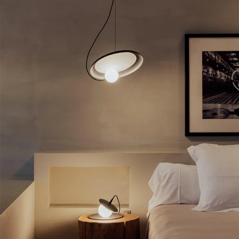 

SANDYHA Elegant Nordic Pendant Light Iron Glass LED Lamp for Stylish Living Room Bedroom Dining Table Decor Modern Lighting