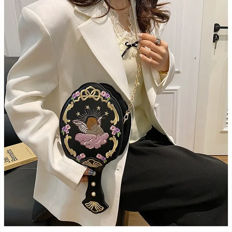 

Creative Crossbody Bag, Detachable Chain & Top Handle, Textured Exterior, Unique Daily Companion, New 2026 Look