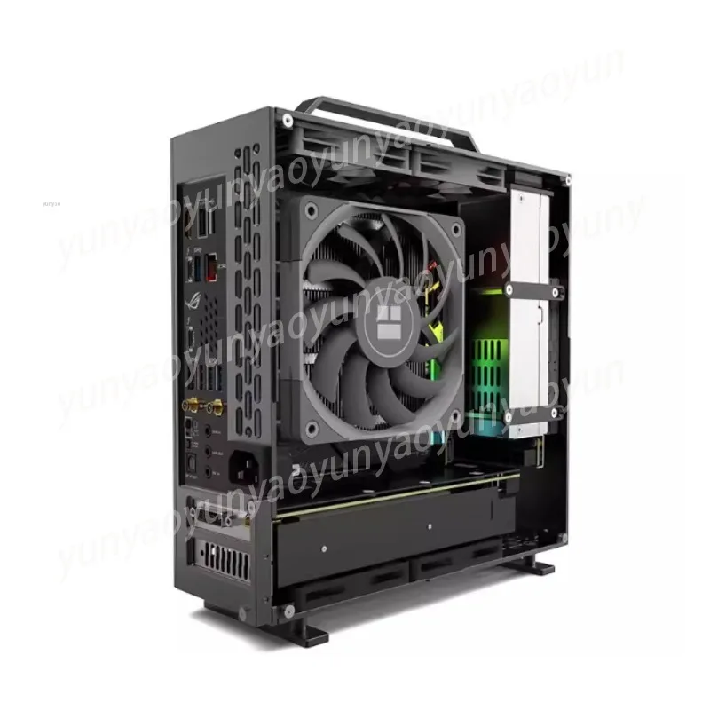 Mini A24-V5 2.0 Dual-slot 1U Power Supply ITX Chassis Double-sided Chamfering Compact