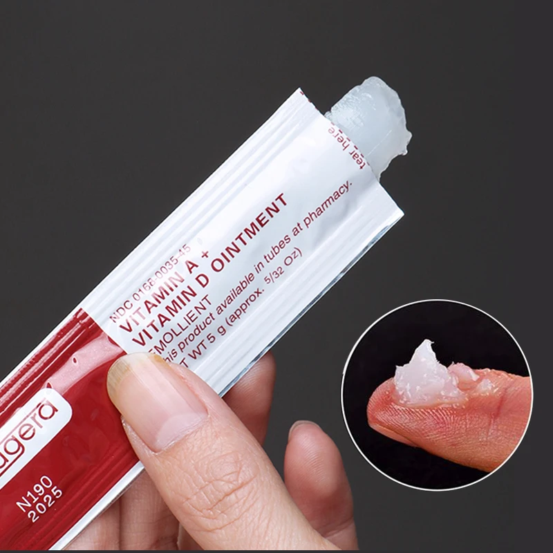 30/50/100pcs Fougera Tattoo Vitamin A D Cream Repair Aftercare Ointment Anti-Scar Healing Gel Nourish Skin PMU Eyebrow Lip