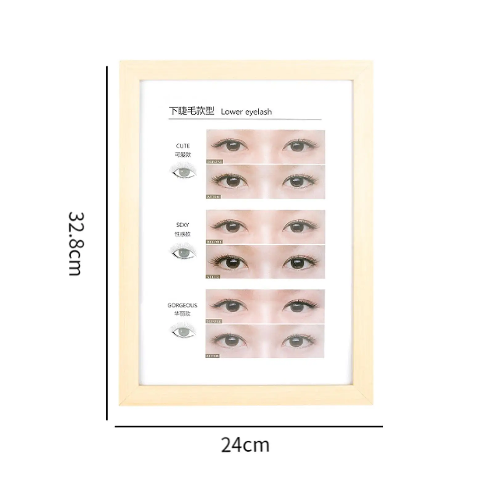 Eyelashes Wall Decor Professional for Lahses Fake Personal Care Make up Lash