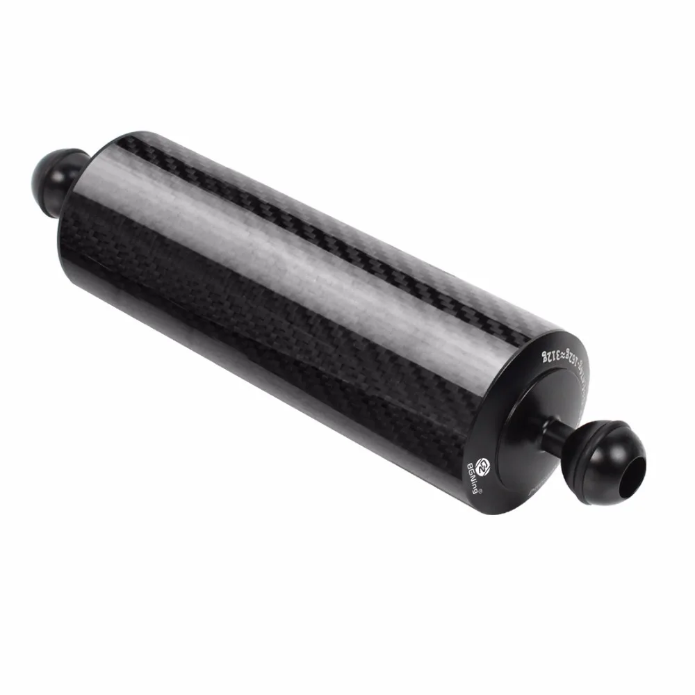 Carbon Fiber Extension Tray Arm Float Auftrieb Aquatic Arm Dual Ball SLR Kamera Tauchen für Gopro yi EKEN für DJI für OSMO Action – Detail 1