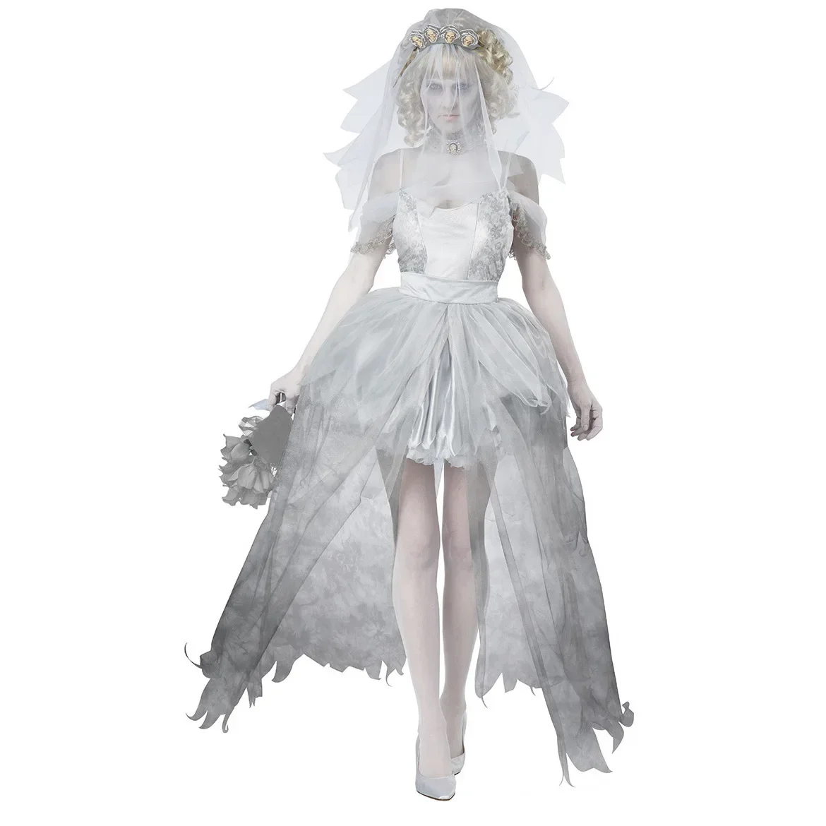 

Women Sexy Devil Vampire Bridal Costume Game Uniform Role Playing Halloween Costumes